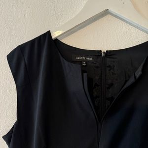 Lafayette 148 New York Wool Black Dress